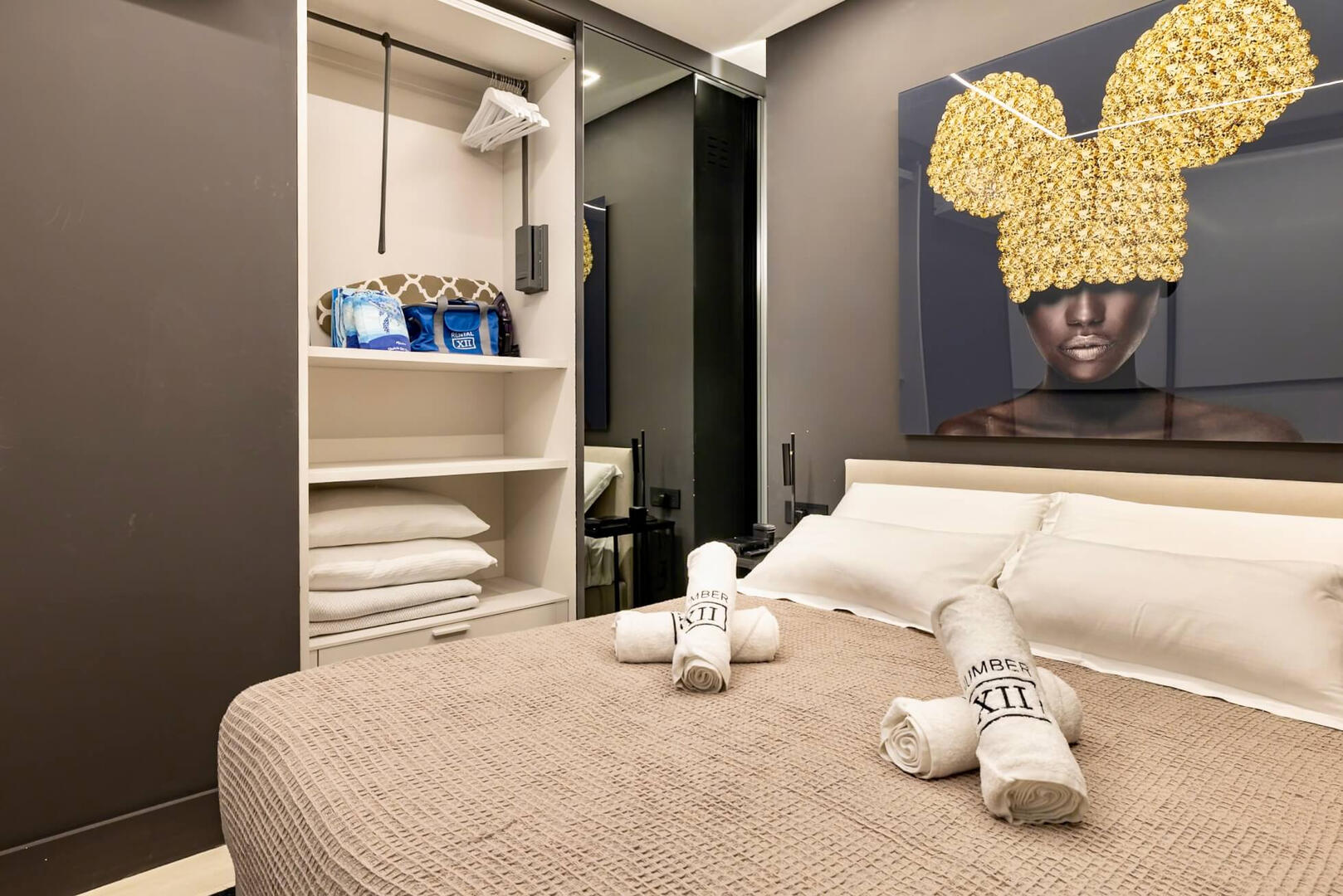 Stylish sofa that easily converts into a comfortable double bed for extra guests.